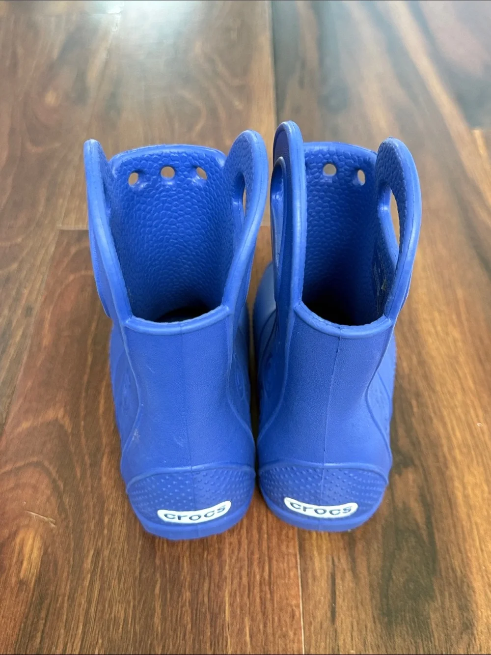 CROCS Kids' Royal Blue Waterproof Pull-On Rain Boots
